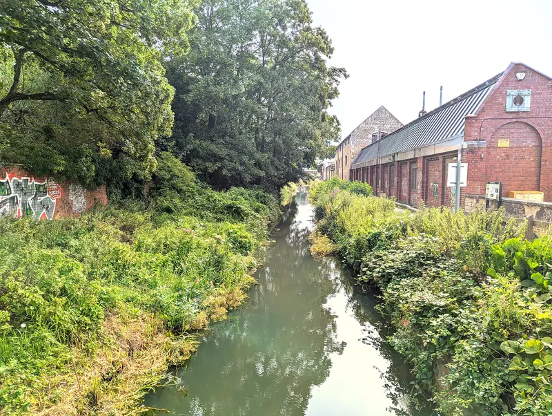 The canal alongside Fromehall Mill