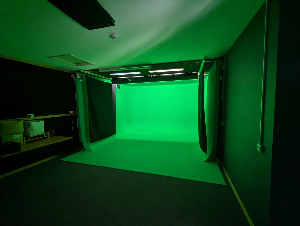 Green screen media studio
